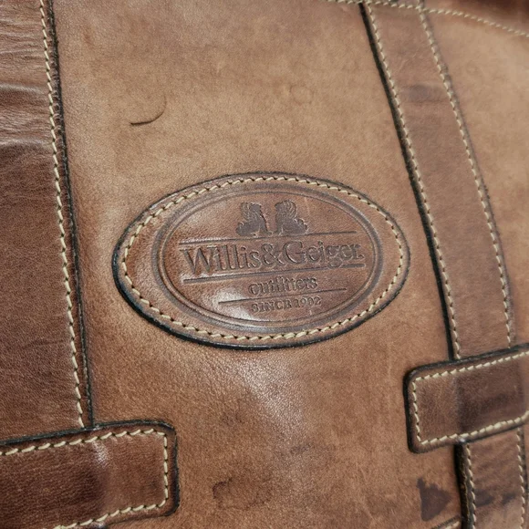 Classic Tan Leather Briefcase - Picture 3 of 16